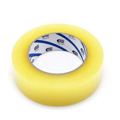 औद्योगिक पैकेजिंग के लिए मजबूत आसंजन और 50 मीटर की लंबाई के साथ दबाव संवेदनशील BOPP पैकिंग टेप